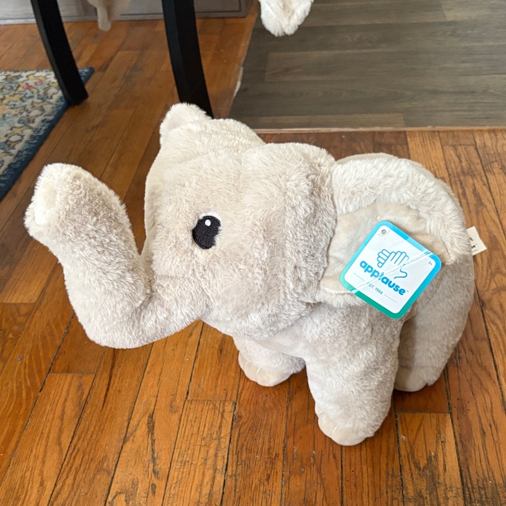 🐘☁️NWT Applause Super Soft Elephant Stuffed Animal 2024 15”